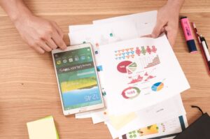 Photo Financial graph