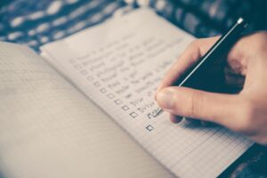 Photo Application checklist