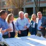 Ontario leaders collaborating on community projects.