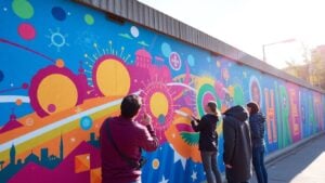 Uzbek youth create digital art to fight poverty.